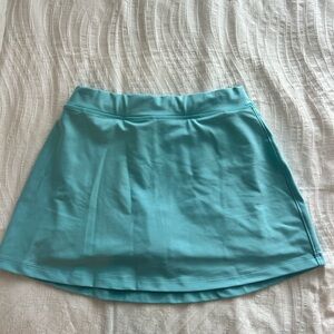A&F YPB Lined Skirt in Aqua/Teal/Blue